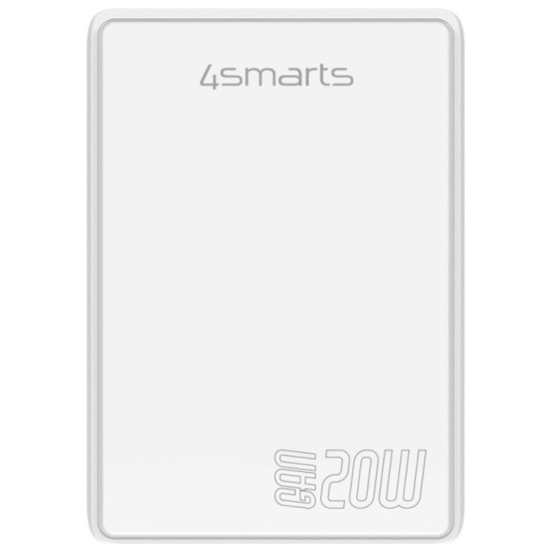 Ładowarka sieciowa FlatPlug Duos 20W USB-C + USB-A Biała | PartsPC.pl