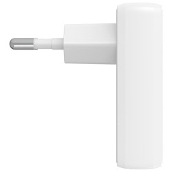 Ładowarka sieciowa FlatPlug Duos 20W USB-C + USB-A Biała | PartsPC.pl