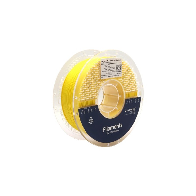 Filament PLA High Speed, 1,75 mm, 1 kg, żółty | PartsPC.pl