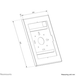 Obudowa na tablet Neomounts WL15-601BL1 10,9"-11" max. 1kg m… | PartsPC.pl