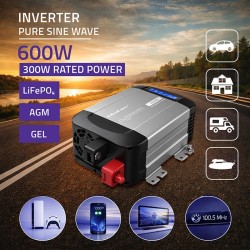 Przetwornica napięcia Qoltec Pure Sine Wave | 12V na 230V | … | PartsPC.pl