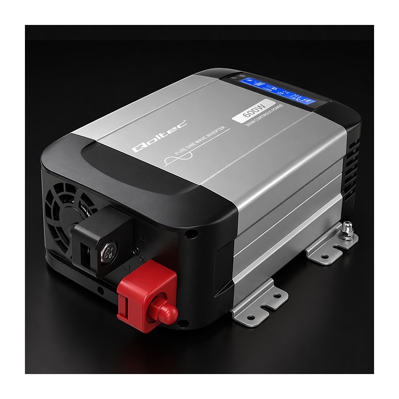 Przetwornica napięcia Qoltec Pure Sine Wave | 12V na 230V | … | PartsPC.pl