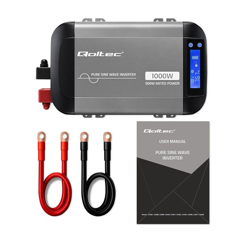 Przetwornica napięcia Pure Sine Wave | 12V na 230V | 500/1000W