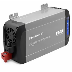 Przetwornica napięcia Qoltec Pure Sine Wave | 12V na 230V | … | PartsPC.pl