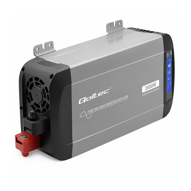Przetwornica napięcia Qoltec Pure Sine Wave | 12V na 230V | … | PartsPC.pl