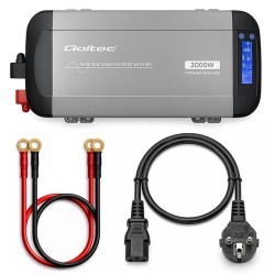Przetwornica napięcia Qoltec Pure Sine Wave | 12V na 230V | … | PartsPC.pl