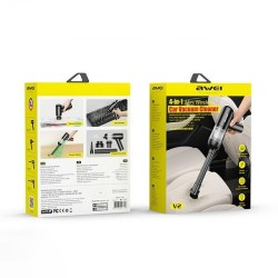Mini odkurzacz V2 bezprzewodowy czarny | PartsPC.pl