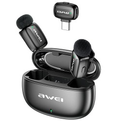 Mikrofon krawatowy MK5 Duo Ai-Voice czarny | PartsPC.pl