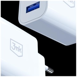 Ładowarka sieciowa 10W 2xUSB-A 2,4A FlowPower biała | PartsPC.pl