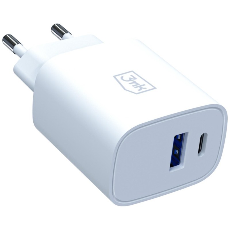 Ładowarka sieciowa 30W USB-A USB-C PD3.0 QC4+ FlowPower biała
