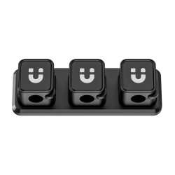 Unitek SnapHold Magnetyczny organizer kabli na biurko (zestaw 3+1)
