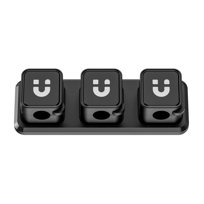 Unitek SnapHold Magnetyczny organizer kabli na biurko (zestaw 3+1)