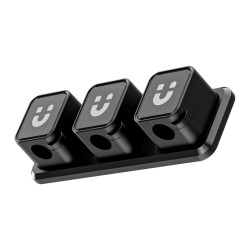 Unitek SnapHold Magnetyczny organizer kabli na biurko (zestaw 3+1)