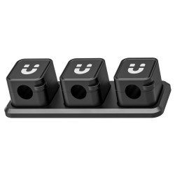Unitek SnapHold Magnetyczny organizer kabli na biurko (zestaw 3+1)