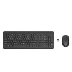 Klawiatura z myszą HP 330 Bezprzewodowa Czarna | PartsPC.pl