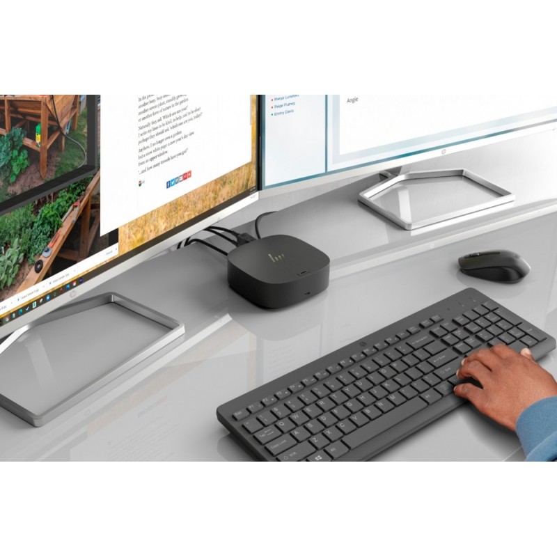 Klawiatura z myszą HP 330 Bezprzewodowa Czarna | PartsPC.pl