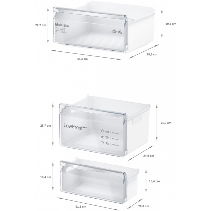Chłodziarko-zamrażarka KIV87NSE0 | PartsPC.pl