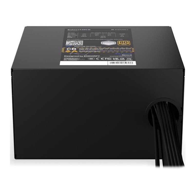 Zasilacz Endorfy Enduro L6 650W ATX 120mm 80 Plus Gold | PartsPC.pl