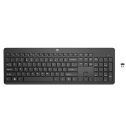 Klawiatura bezprzewodowa HP 230 czarna 3L1E7AAABB