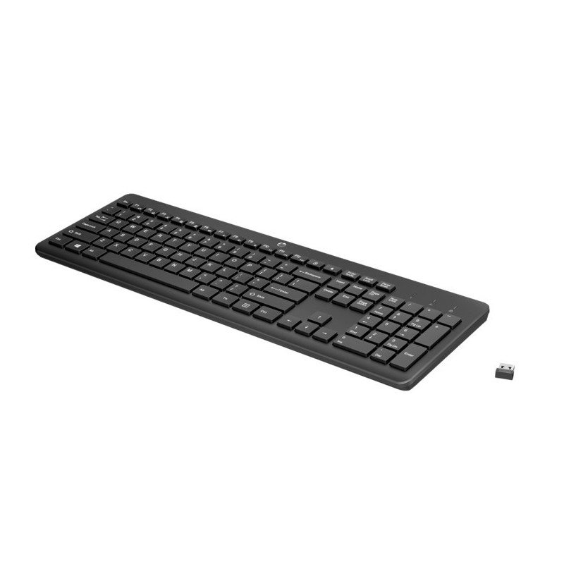 Klawiatura bezprzewodowa HP 230 czarna 3L1E7AAABB