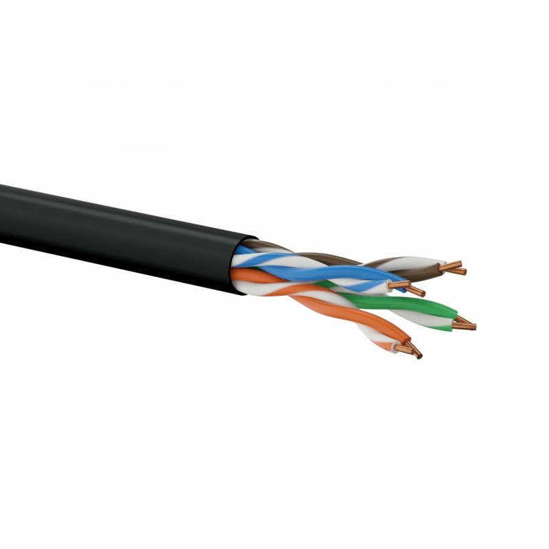Kabel teleinformatyczny U/UTP kat.5E Zewnętrzny Suchy 100% M… | PartsPC.pl