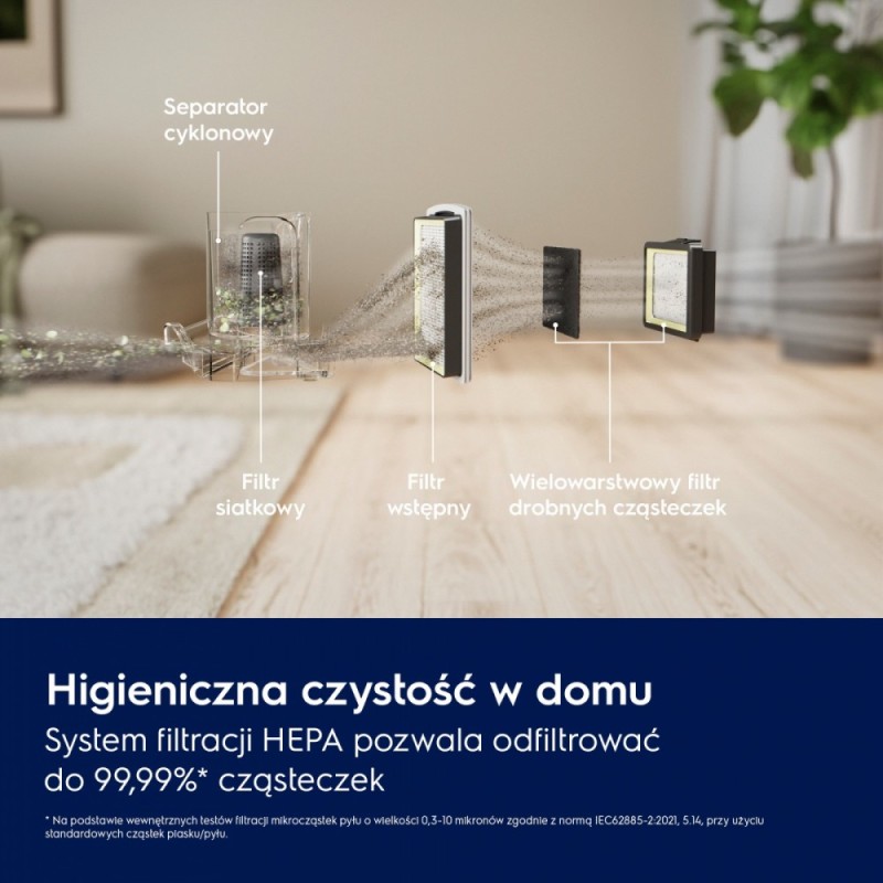Odkurzacz bezworkowy linia 500 EL51C1LDB | PartsPC.pl
