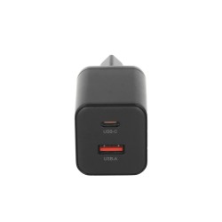 Ładowarka Movano GaN 45W USB-C PD + USB-A (black) | PartsPC.pl