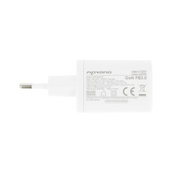 Ładowarka Movano GaN 45W USB-C PD + USB-A (white) | PartsPC.pl