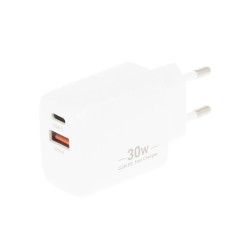 Ładowarka Movano GaN 30W USB-C PD + USB-A (white) | PartsPC.pl
