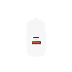 Ładowarka Movano GaN 30W USB-C PD + USB-A (white) | PartsPC.pl