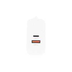 Ładowarka Movano GaN 20W USB-C PD + USB-A (white) | PartsPC.pl