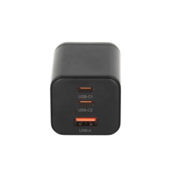 Ładowarka Movano GaN 65W 2x USB-C PD + USB-A (black) | PartsPC.pl