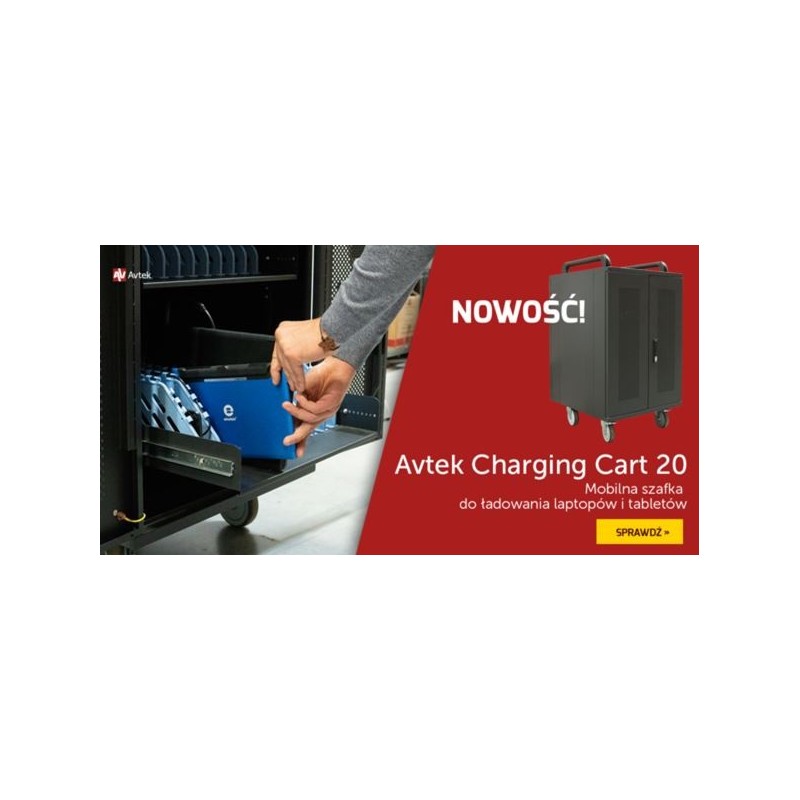 Mobilna szafka do ładowania laptopów - Charging Cart 20 | PartsPC.pl