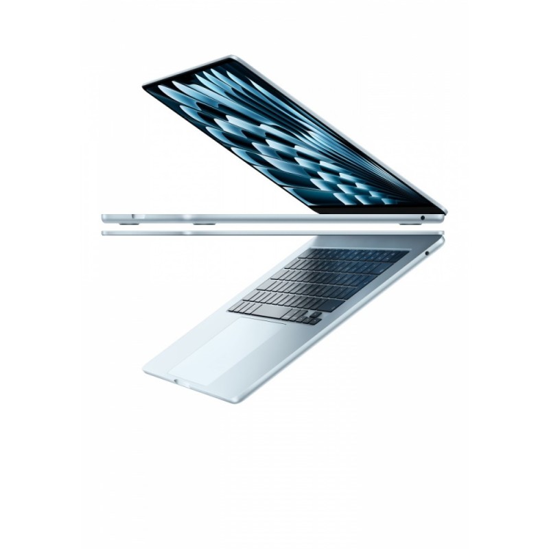 MacBook Air 15.3 cala: M4 10/10, 16GB, 512GB - Błękitny | PartsPC.pl