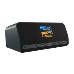 Stacja dokująca IB-DK2300-CH 11w1 USB, HDMI, 100W PD, LAN | PartsPC.pl