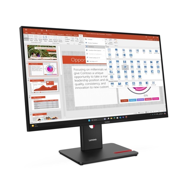 Lenovo Monitor ThinkVision T27-40 27 cali 64A5ZAT6EU | PartsPC.pl