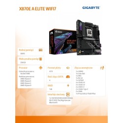 Płyta Gigabyte X870E AORUS ELITE WIFI7 /AMD | PartsPC.pl