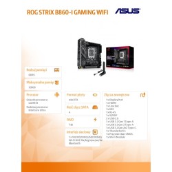 Płyta Asus ROG STRIX B860-I GAMING WIFI | PartsPC.pl