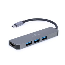 Adapter USB-C HDMI Hub 3xUSB 3.0 | PartsPC.pl