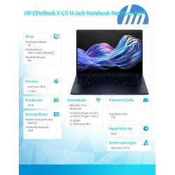 Notebook EliteBook X G1i U7 258V 1TB/32GB/W11P/14 B9ZY5ET | PartsPC.pl