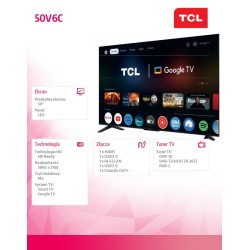 Telewizor LED 50 cali 50V6C | PartsPC.pl