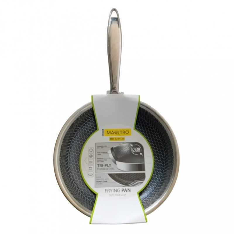 Profesjonalna patelnia "Plaster miodu" 28 cm MR-1214-28 | PartsPC.pl