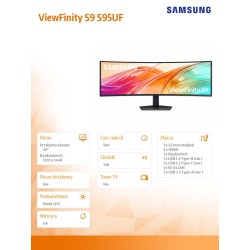 Samsung Monitor 49 cali ViewFinity S95UF VA 5120x1440 DQHD 3… | PartsPC.pl