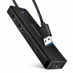 HUB 4-portowy 5gbps 2x USB-A 2x USB-C, USB-C power in  19 cm… | PartsPC.pl