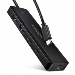 HUB 4-portowy 5gbps 2x USB-A 2x USB-C , USB-C power IN 19cm … | PartsPC.pl