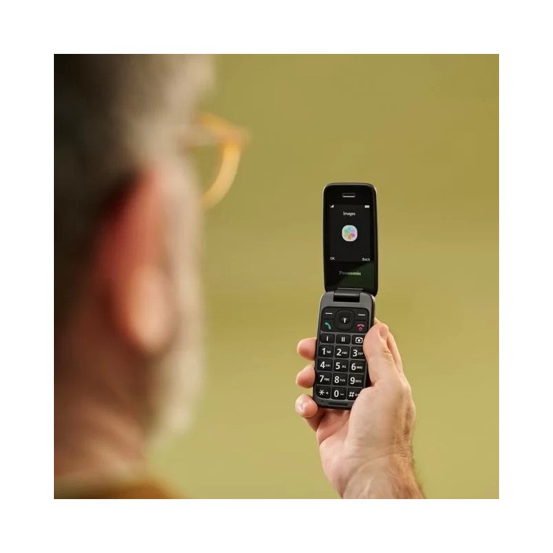 Telefon komórkowy KX-TU410EXB 4G czarny | PartsPC.pl