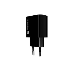 Ładowarka sieciowa Natec Ribera 1x USB-A + 1x USB-C 20w czar… | PartsPC.pl
