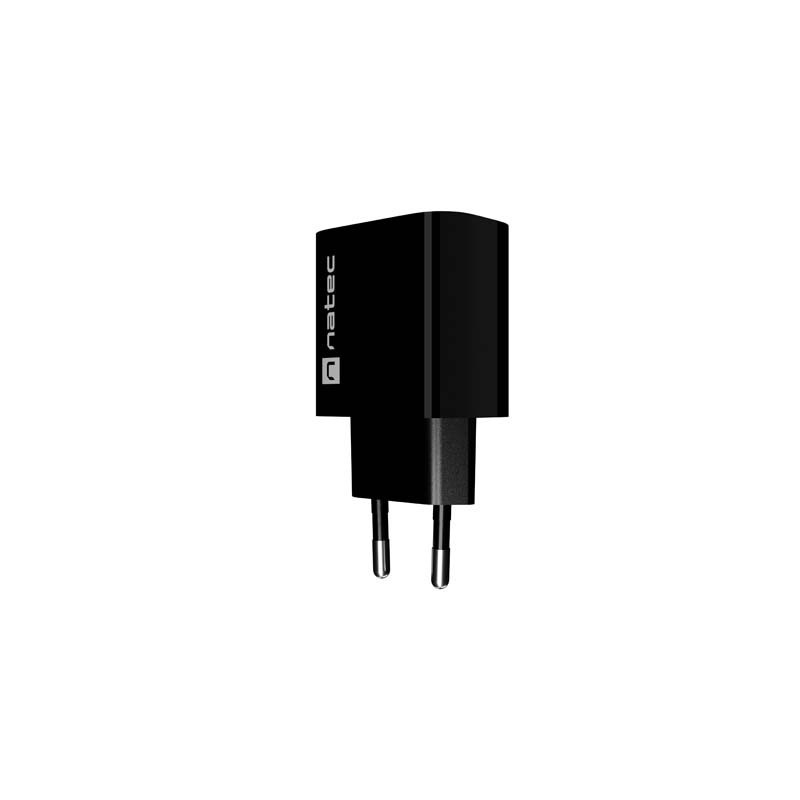 Ładowarka sieciowa Natec Ribera 1x USB-A + 1x USB-C 20w czar… | PartsPC.pl