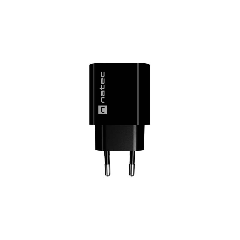 Ładowarka sieciowa Natec Ribera 1x USB-A + 1x USB-C 20w czar… | PartsPC.pl