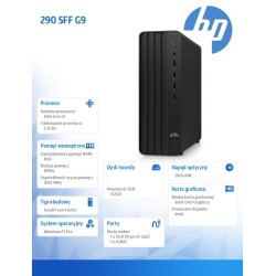 Komputer 290SFF G9 i5-12400 512GB/8GB/DVD/W11P 6D323EA | PartsPC.pl